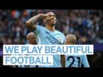 WE PLAY BEAUTIFUL FOOTBALL | Gabriel Jesus Reaction | City 7-2 Stoke