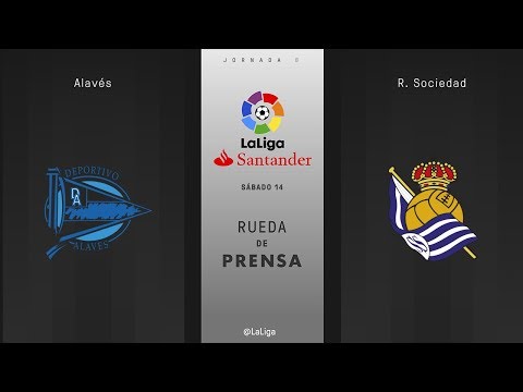 Rueda de prensa Alavés vs R. Sociedad