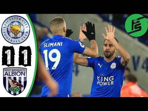 Leicester City vs West Brom 1-1 - Highlights & Goals - 16 October 2017