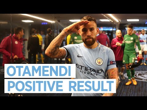 OTAMENDI'S REACTION TO WIN | Man City 2-1 Napoli | 2017/18