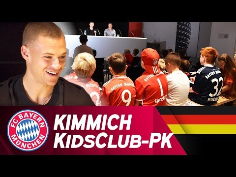 PK: Joshua Kimmich beantwortet Kinderfragen ???????????? | FC Bayern KidsClub