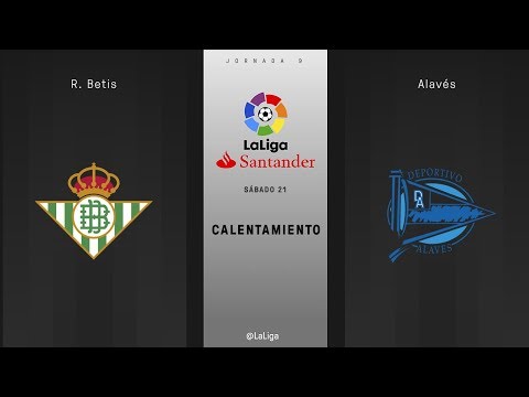 Calentamiento R. Betis vs Alavés