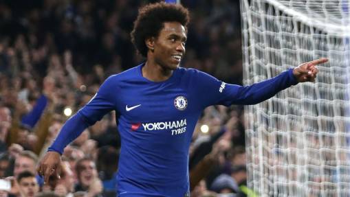 Willian's late goal seals Chelsea Cup progress