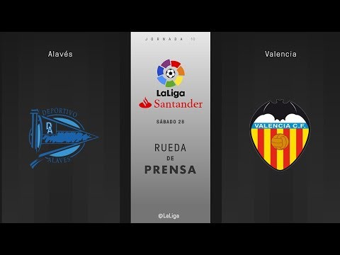 Rueda de prensa Alavés vs Valencia