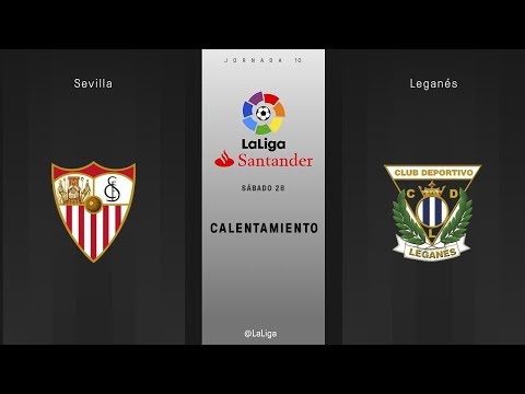 Calentamiento Sevilla vs Leganés