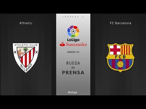 Rueda de prensa Athletic vs FC Barcelona