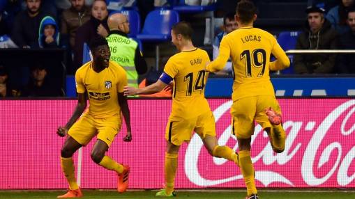 Atletico's Simeone backs Griezmann after substitution in late win