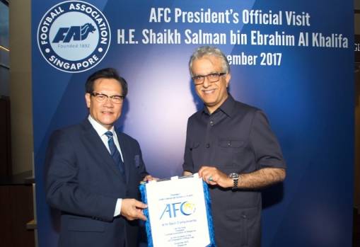 AFC President concludes visit to Singapore