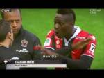 Mario Balotelli angry reaction to being sent off for Nice