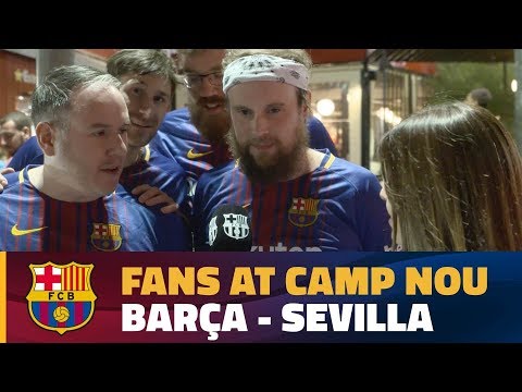 BARÇA FANS AT CAMP NOU | FC Barcelona - Sevilla