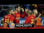 Spain vs Costa Rica 5-0 - All Goals & Extended Highlights - Friendly 11/11/2017 HD