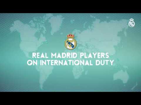 Real Madrid players are with their national teams!