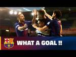 Barça Futsal's spectacular move and goal