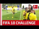 Dortmund Star Christian Pulisic Takes on The EA Sports FIFA 18 Bundesliga Free Kick Challenge