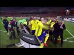 Sweden players hilarious celebration after qualifying for World Cup