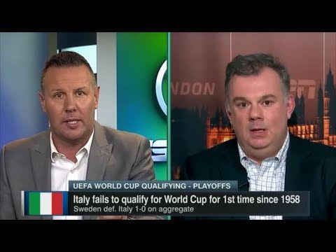 Pundits react to Italy failing to reach World Cup - Italy 0 Sweden 0(0-1)