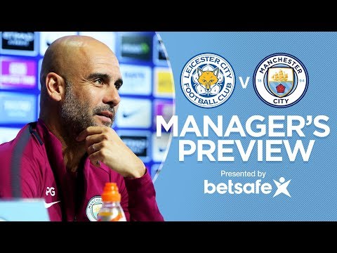 AGUERO IS FIT & READY | Leicester City v City | Press Conference | Premier League 2017-18