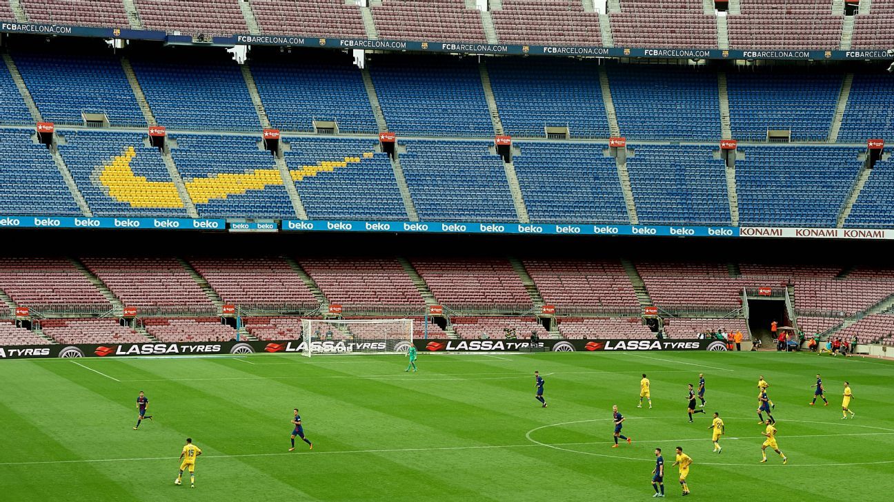La Liga's Javier Tebas warns Camp Nou could be closed over chants