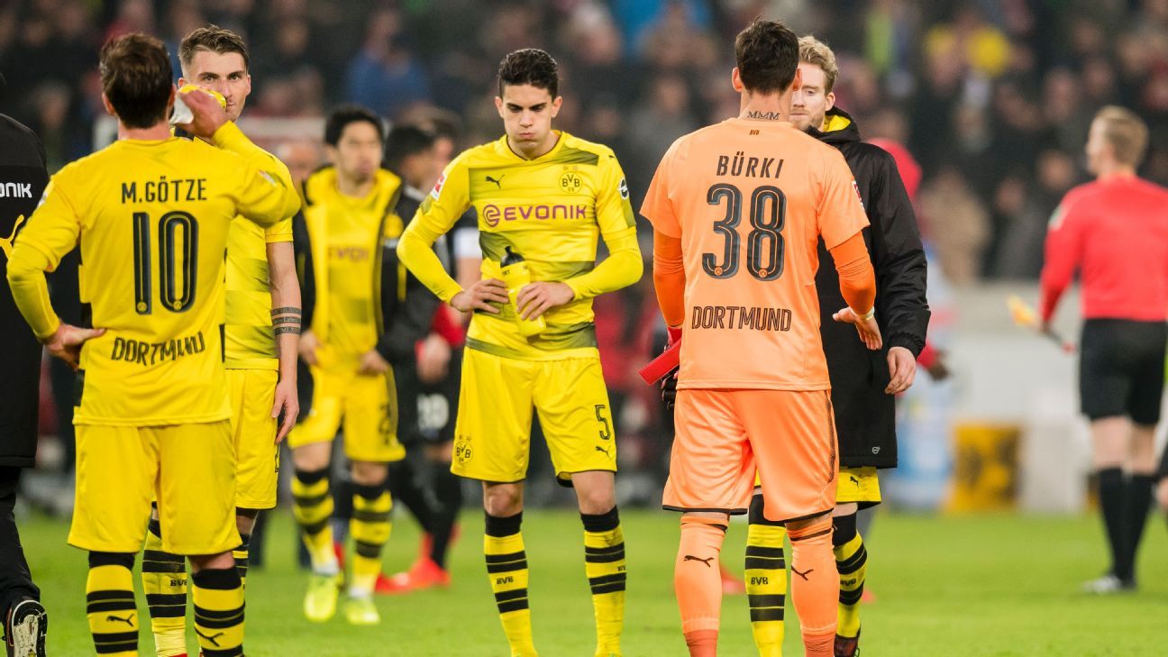 Marc Bartra Howler Earns 2 10 As Dortmund Implode Again Vs Stuttgart Nigeriasoccernet News