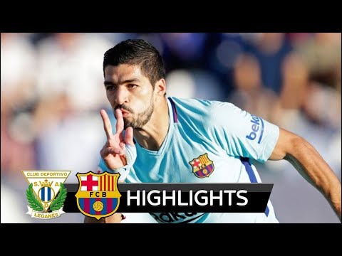 Leganes vs Barcelona 0-3 - All Goals & Extended Highlights - La Liga 18/11/2017 HD