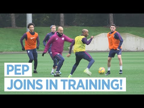 PEP JOINS IN! | Man City Training
