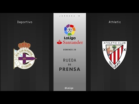 Rueda de prensa Deportivo vs Athletic