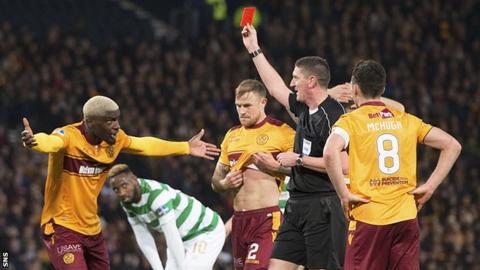 Red card appeal a waste of time and money - Motherwell boss