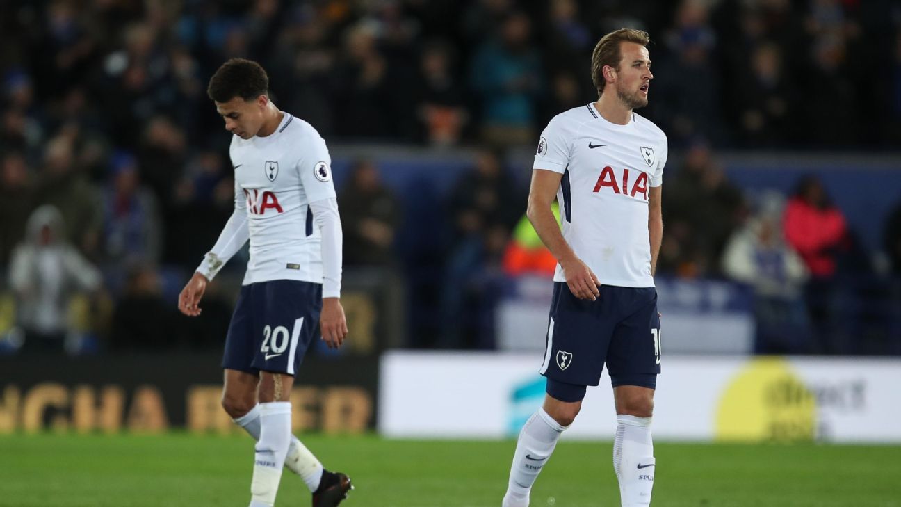 Christian Eriksen, Dele Alli go through the motions in defeat at Leicester
