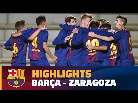 [HIGHLIGHTS] FUTBOL (Juvenil A): FC Barcelona – Zaragoza (1-0)