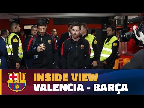 [BEHIND THE SCENES] Barça's day in Valencia