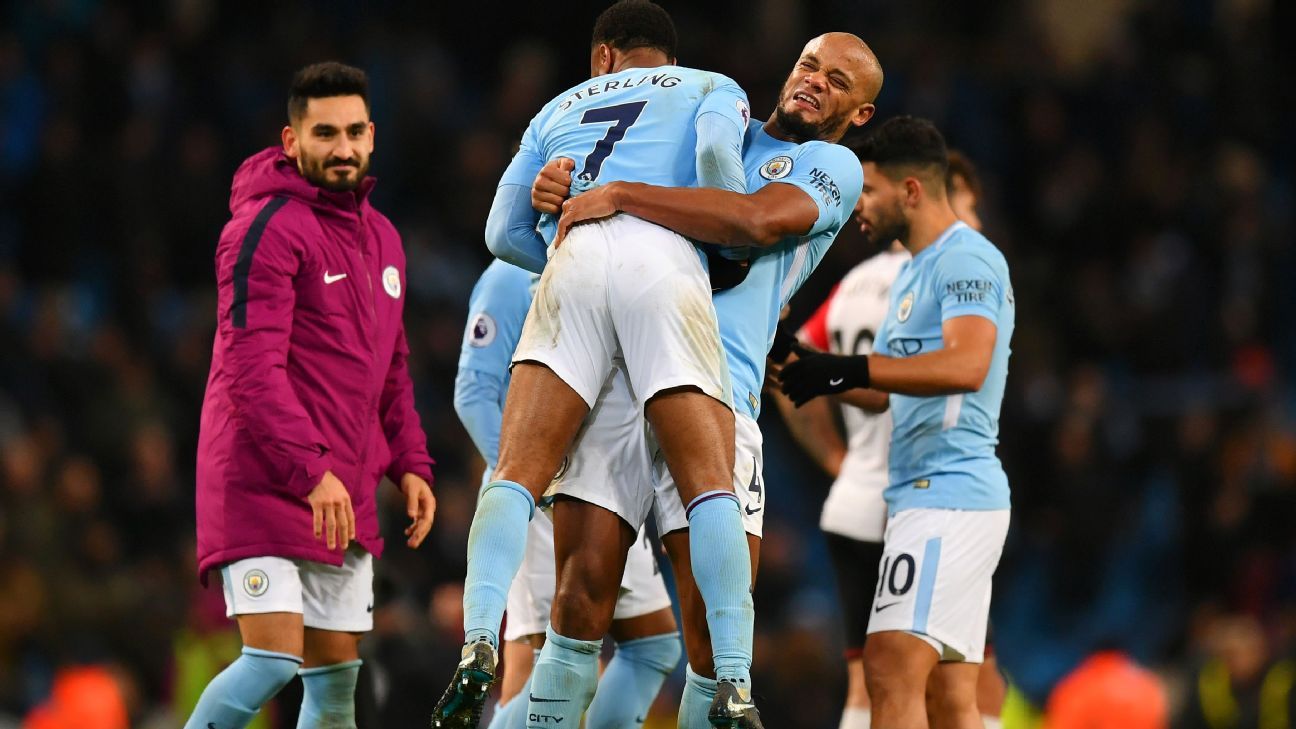 Man City's late wins can be deflating to title rivals - Vincent Kompany