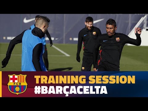 First workout in preparation for Celta