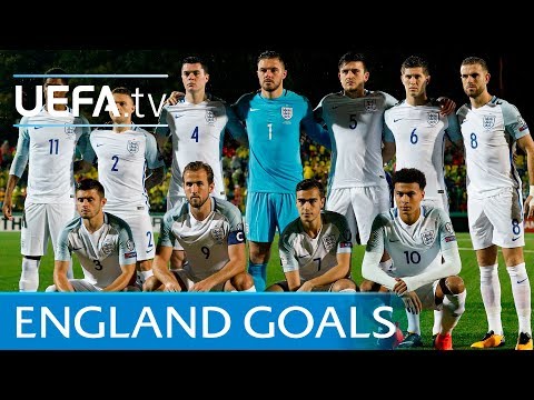 England&#39;s top five European Qualifiers goals