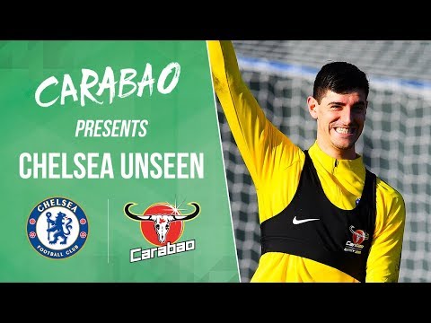 Courtois & Caballero Vs Shooting Machine! Who Wins? | Chelsea Unseen