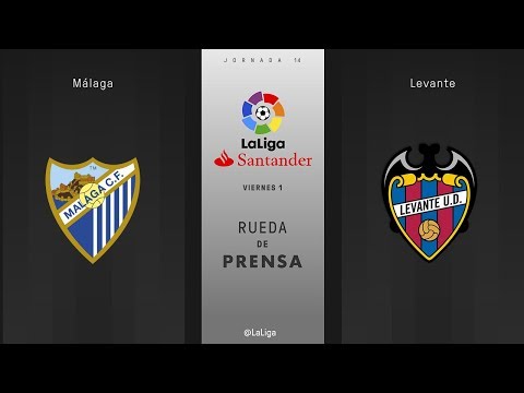 Rueda de prensa Málaga vs Levante