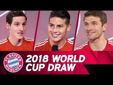 Müller, Rudy & James Rodríguez | Reactions to the World Cup Draw ????