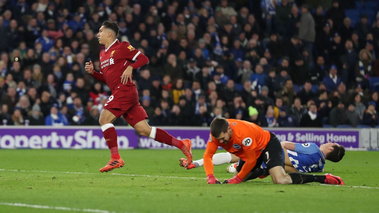 Firmino and Coutinho in red-hot form as Liverpool trounce Brighton
