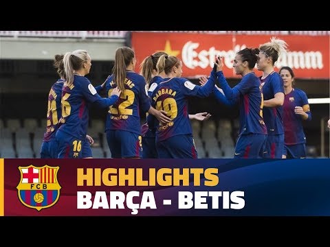 [HIGHLIGHTS] FUTBOL FEM (Liga): FC Barcelona – Betis (6-1)