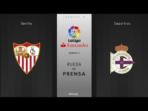 Rueda de prensa Sevilla vs Deportivo