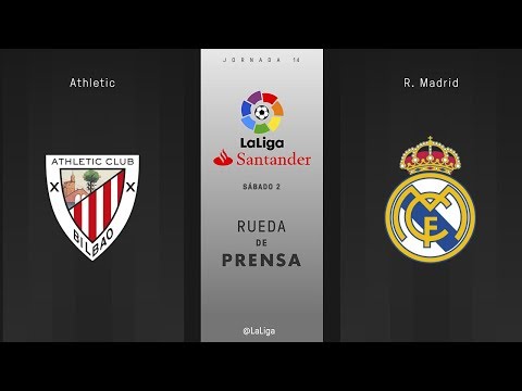 Rueda de prensa Athletic vs R. Madrid