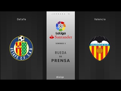 Rueda de prensa Getafe vs Valencia