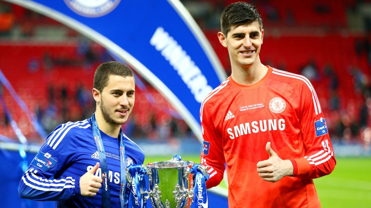 Chelsea manager Conte wants Hazard, Courtois extensions before World Cup