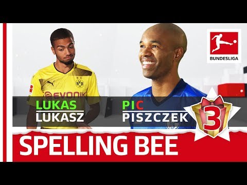 Sokratis, Piszczek, Kuba & Co. - Spelling Bee - Bundesliga 2017 Advent Calendar 3