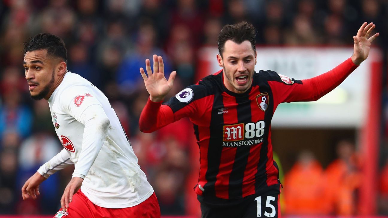 Referee Jon Moss 'sorry' for wrongly booking Bournemouth's Adam Smith