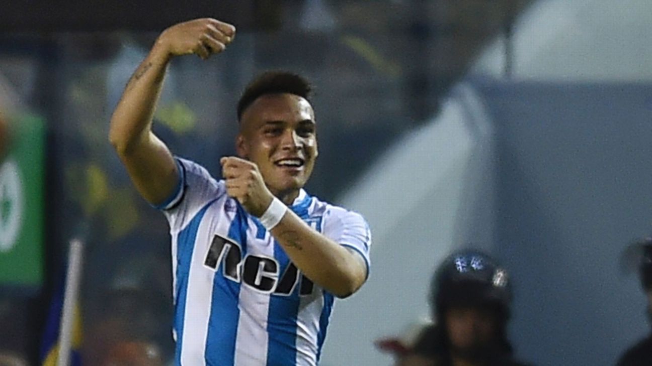 Atletico Madrid have ¬12.75m bid for Racing's Lautaro Martinez rejected