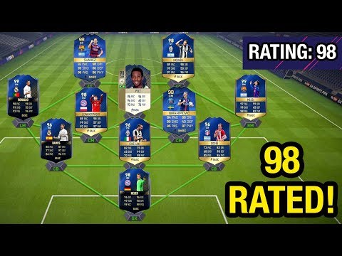 Highest Rated FIFA Ultimate Team XI Of All Time | 98 RATED