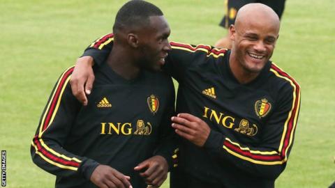 Vincent Kompany: Injured defender to stay with Belgium squad