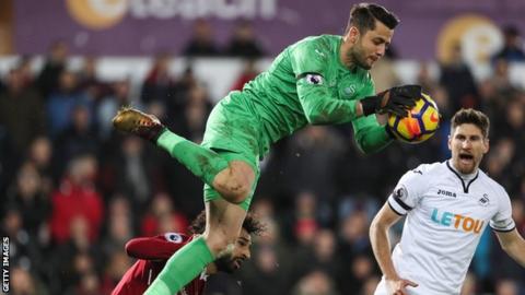 Lukasz Fabianski: West Ham close to signing Swansea's Polish goalkeeper