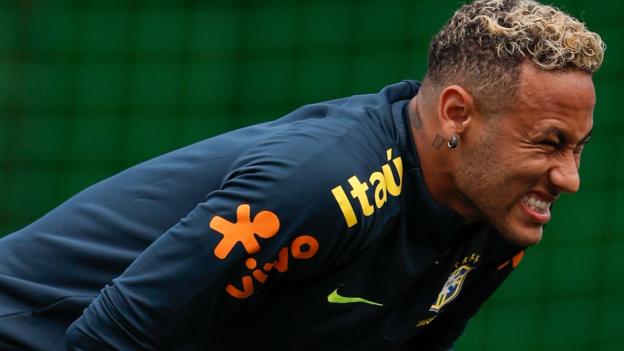World Cup 2018: Neymar limps out of Brazil training session