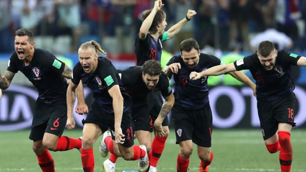 World Cup 2018: Croatia beat Denmark on penalties to reach quarter-finals
